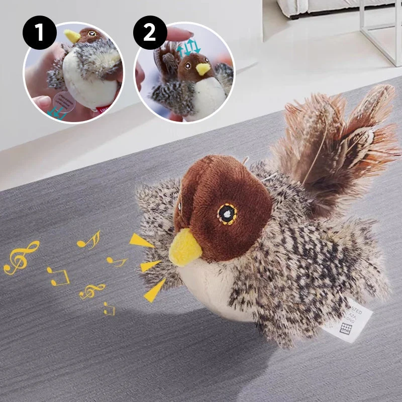 Interaktiv Kattelegetøj - ChirpBird