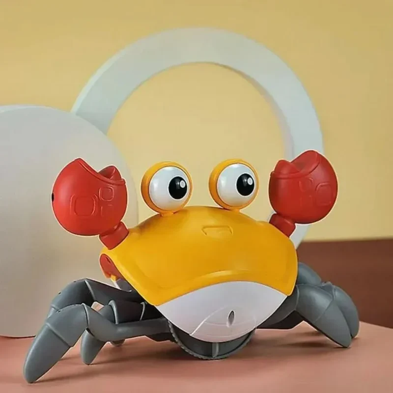 Interaktiv Krabbe Legetøj med Musik og Bevægelse - Krabbe der Krabber