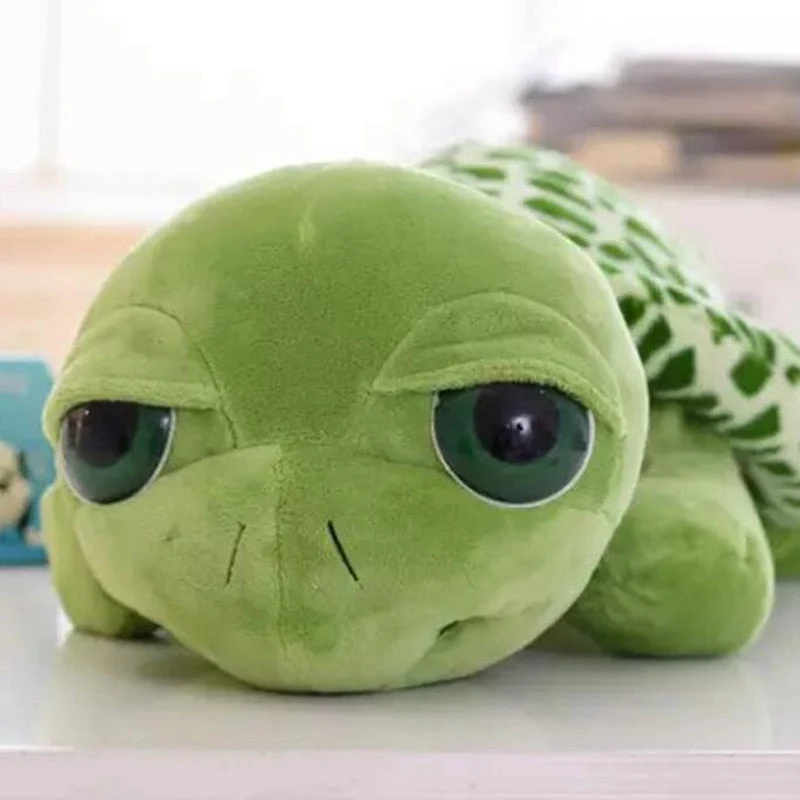 Blød krammevenlig skildpadde i realistisk design