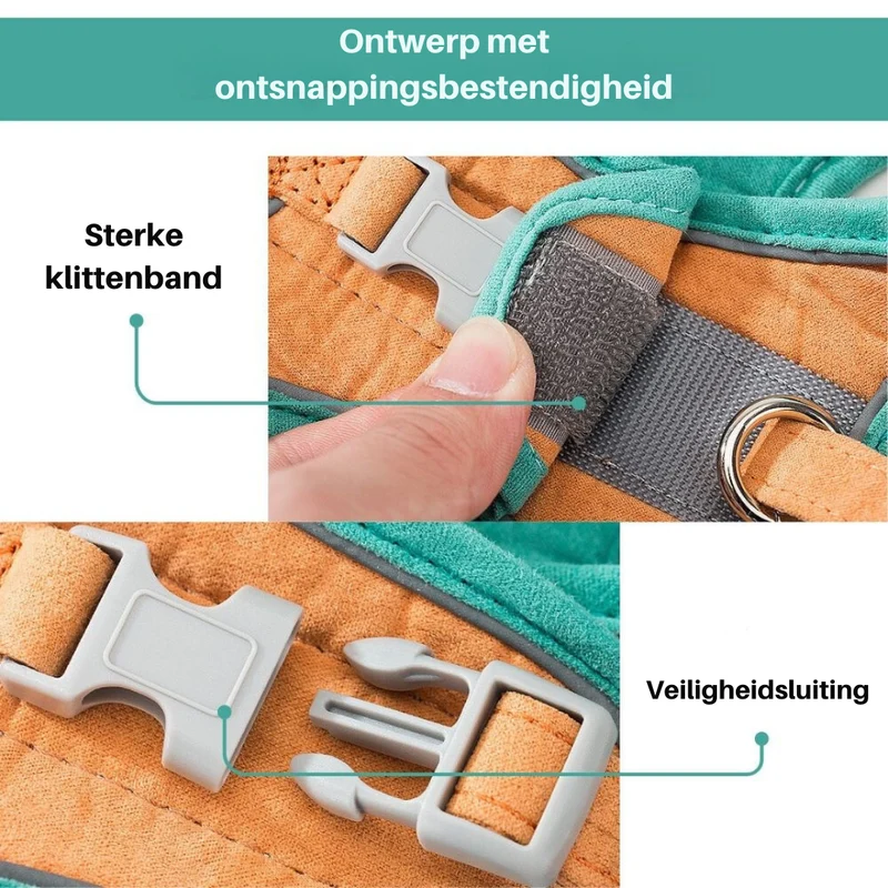 Sikker og Behagelig Kattesele - Justerbare Størrelser