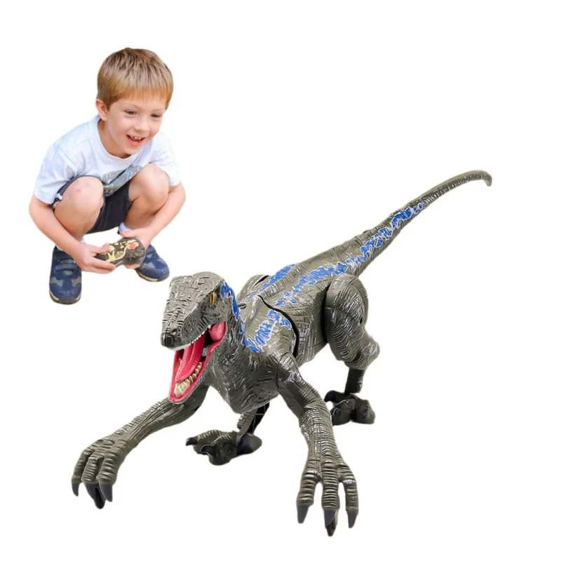 Fjernstyret T-Rex Dinosaur Legetøj med Lyd og Lys