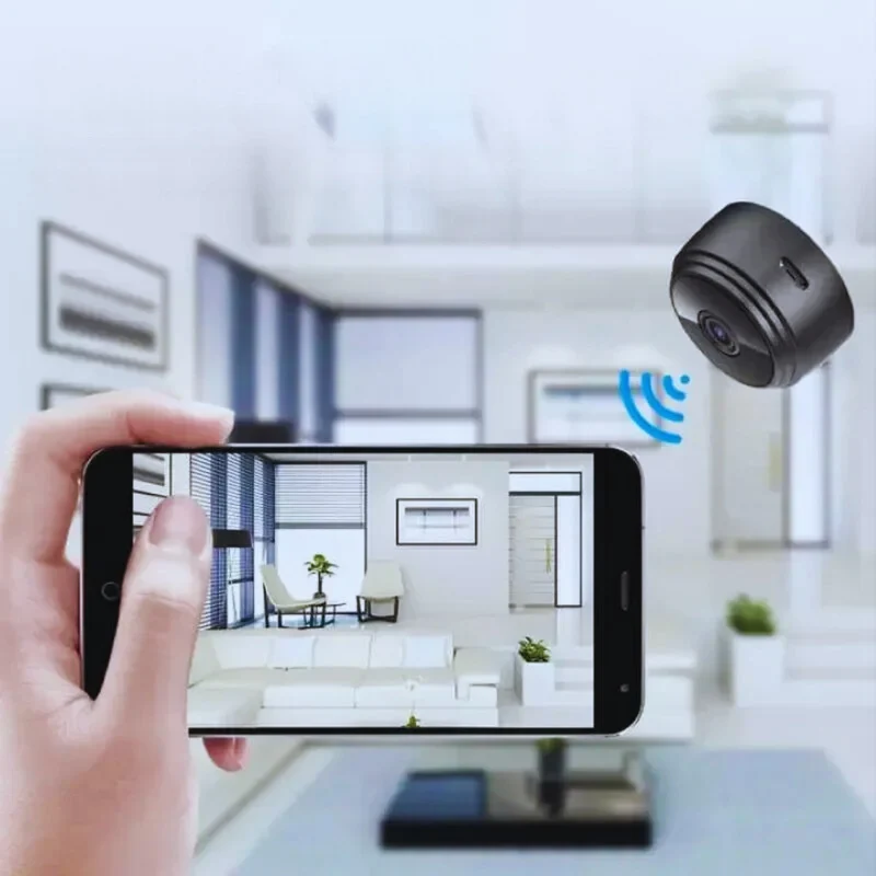 Kompakt HD WiFi overvågningskamera