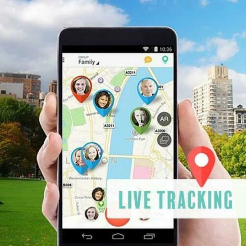 Mini GPS-enhed til børns sporing med realtidslokalisering og SOS-funktion