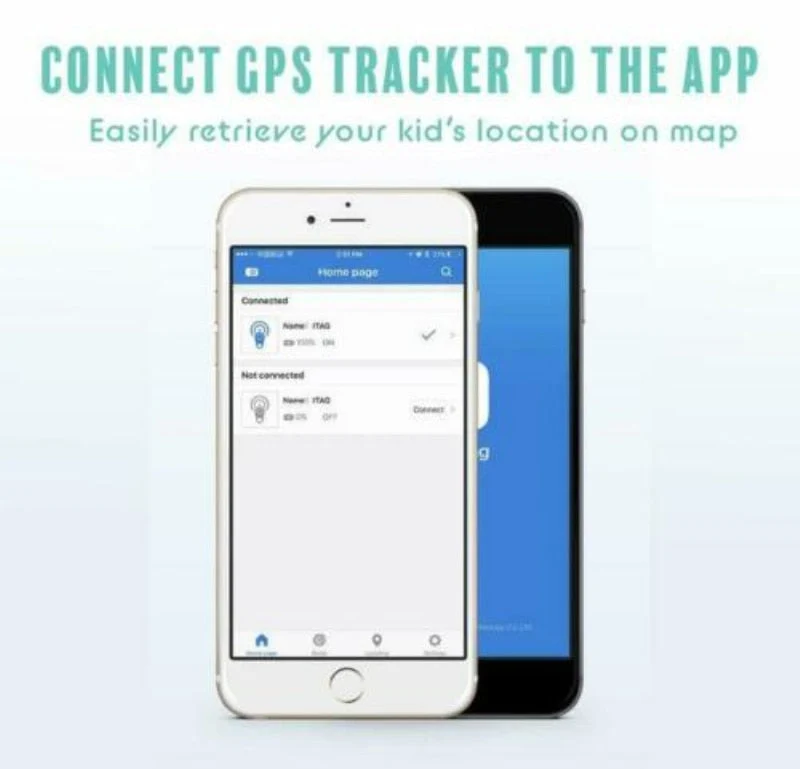 Mini GPS-enhed til børns sporing med realtidslokalisering og SOS-funktion
