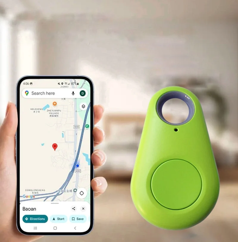 Mini GPS-enhed til børns sporing med realtidslokalisering og SOS-funktion
