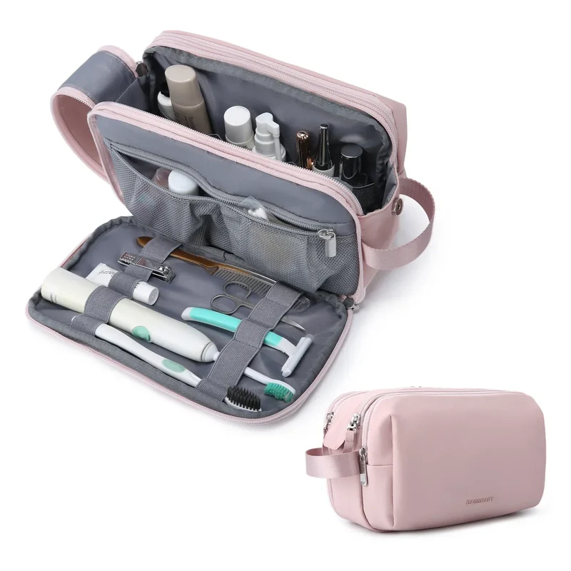 Vandtæt Kosmetikpung til Mænd og Kvinder | Letvægts i S/M/L | Rejsetilbehør til Pleje og Makeup | Unisex Rejseorganisator
