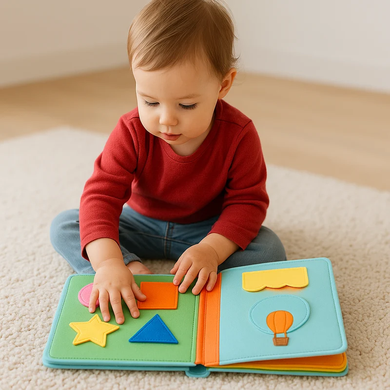 Montessori Lærebog i Filz til Småbørn
