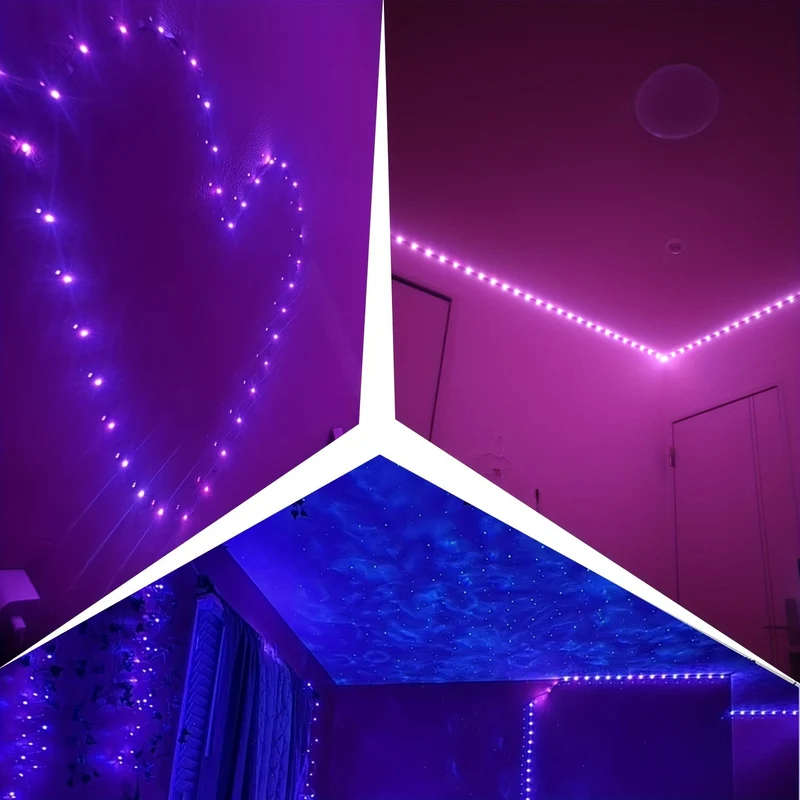 Fleksible LED Lysstrips med Farveskift og Musiksynkronisering