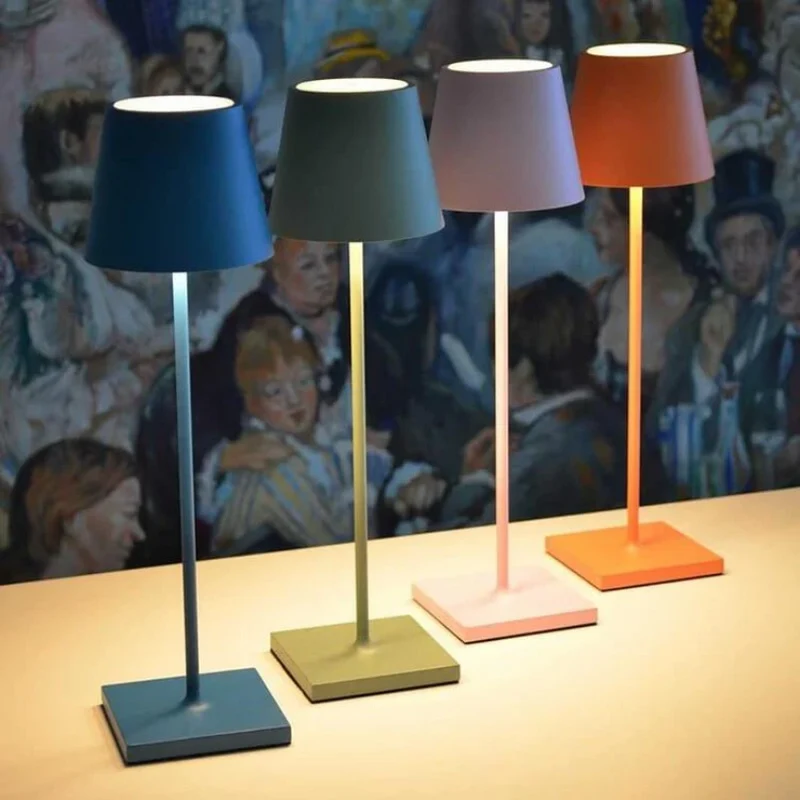 Trådløs og genopladelig LED skrivebordslampe – Dæmpbar til hjem og kontor