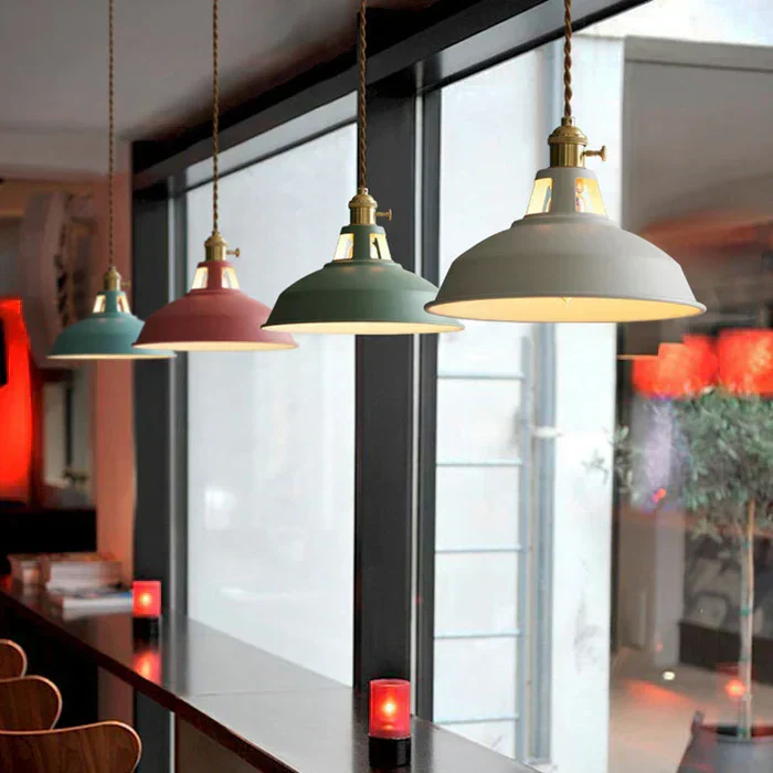 Retro Metal Hängelampe im Industrie-Stil für Esszimmer E27