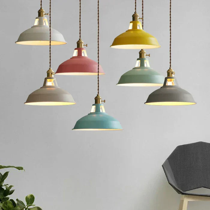 Retro Metal Hängelampe im Industrie-Stil für Esszimmer E27