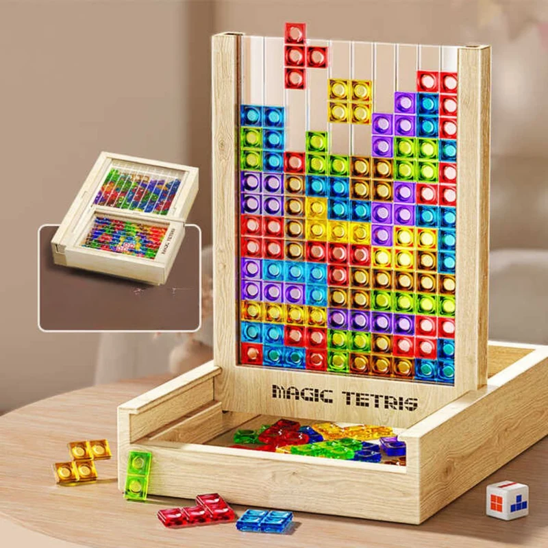 Træ Tetris Puslespil - Standard Model