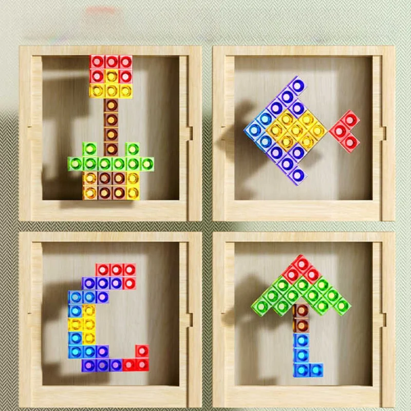 Træ Tetris Puslespil - Standard Model