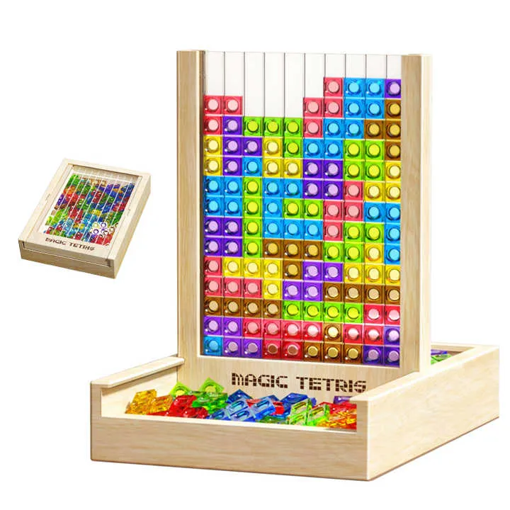 Træ Tetris Puslespil - Standard Model