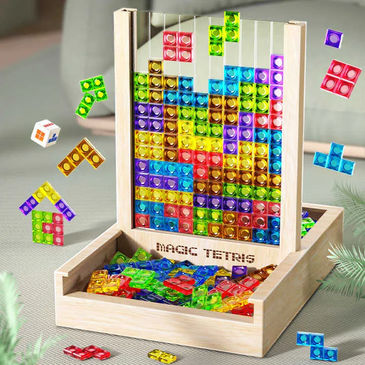 Træ Tetris Puslespil - Standard Model
