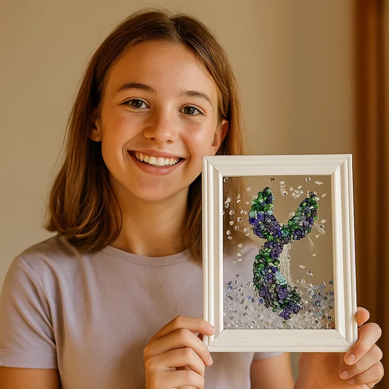 DIY Sæt til Hav Glas Kunst