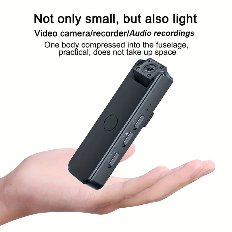 Bærbar Mini Kamera med Clip til Videoinspilninger