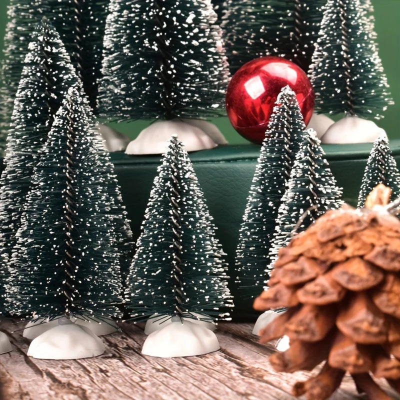 Mini Juletræ Sæt, Sne Tref decorations til Bordet