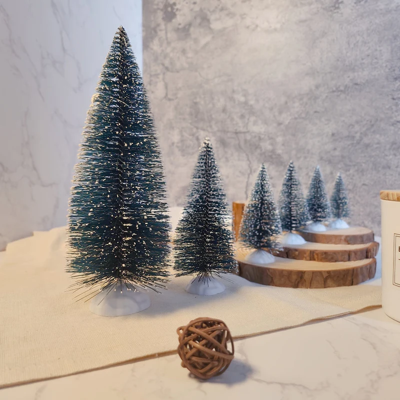 Mini Juletræ Sæt, Sne Tref decorations til Bordet