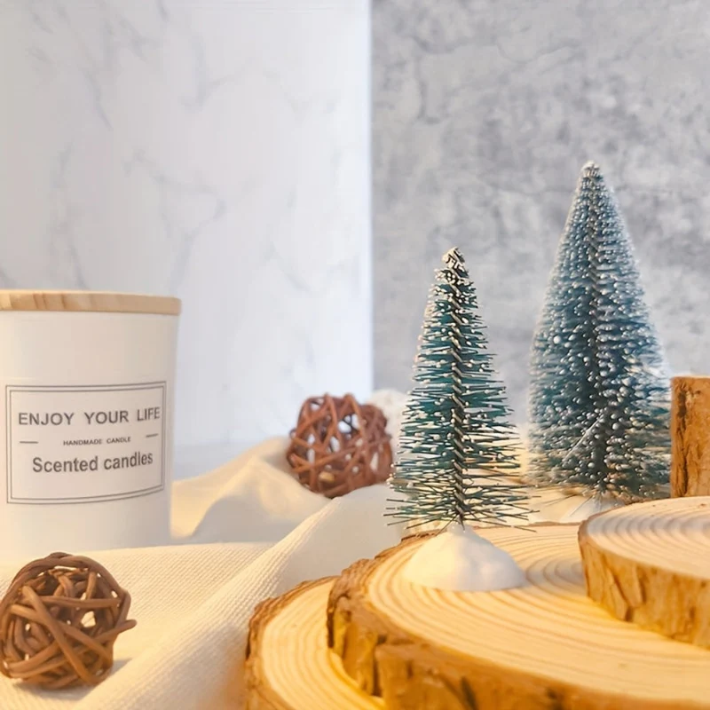 Mini Juletræ Sæt, Sne Tref decorations til Bordet