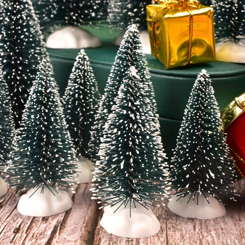 Mini Juletræ Sæt, Sne Tref decorations til Bordet