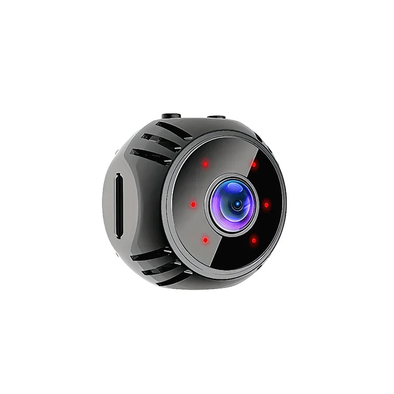 4K Mini WiFi Overvågningskamera med Nattesyn og Bevægelsessensor