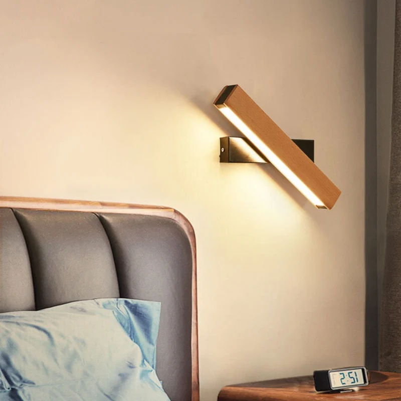 LED Væglampe med justerbart trædesign – Energivenlig og drejbar