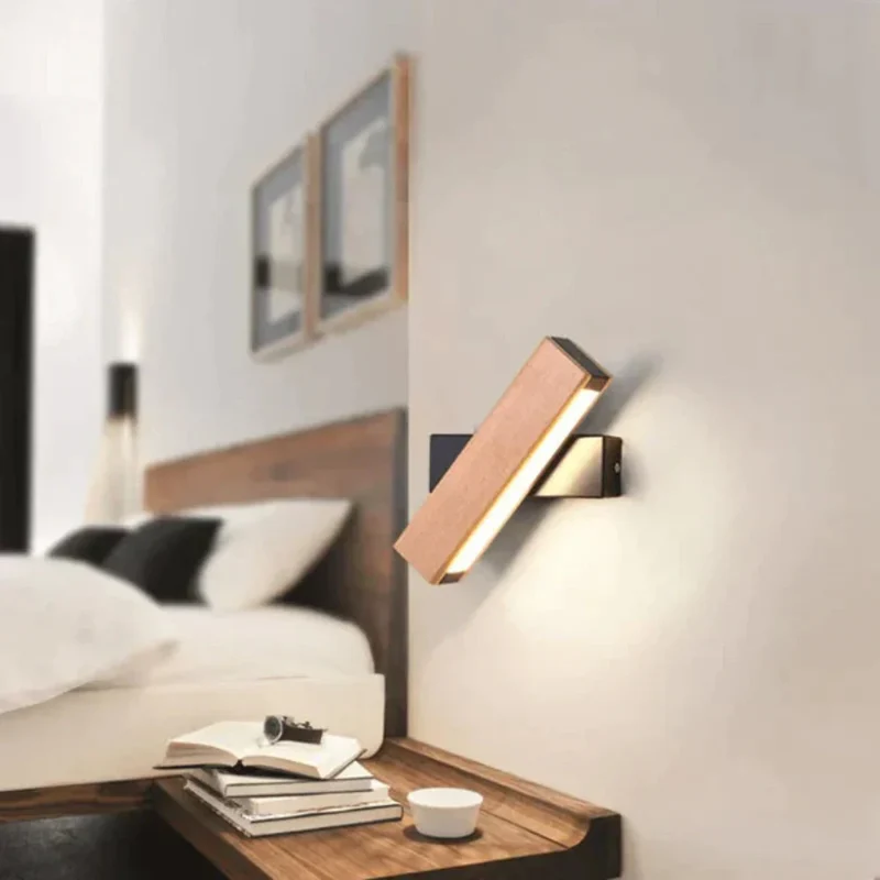 LED Væglampe med justerbart trædesign – Energivenlig og drejbar