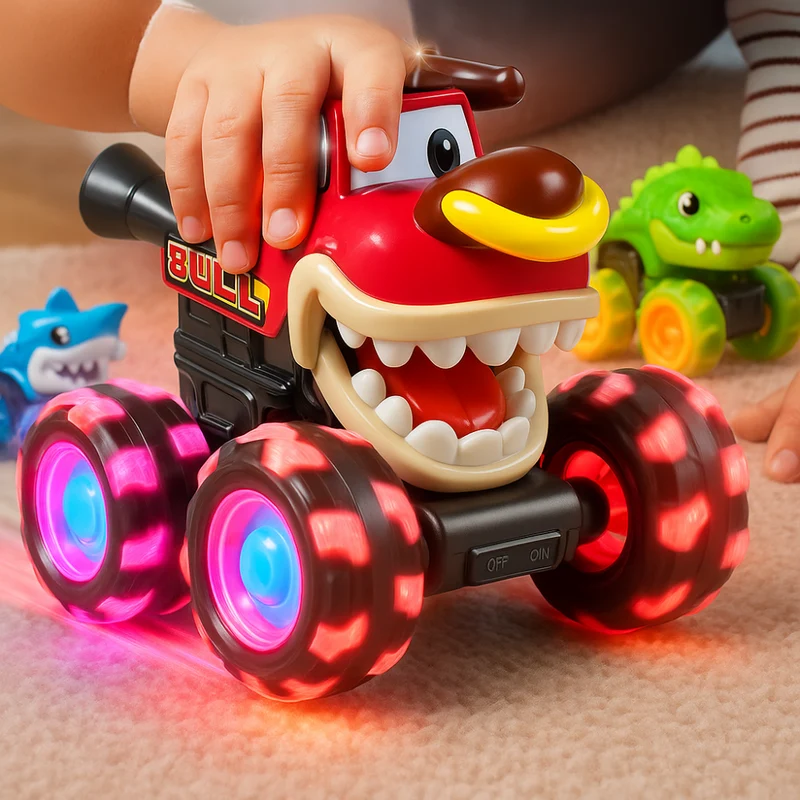 Lyse biler legetøj til børn og småbørn – Monster Truck design