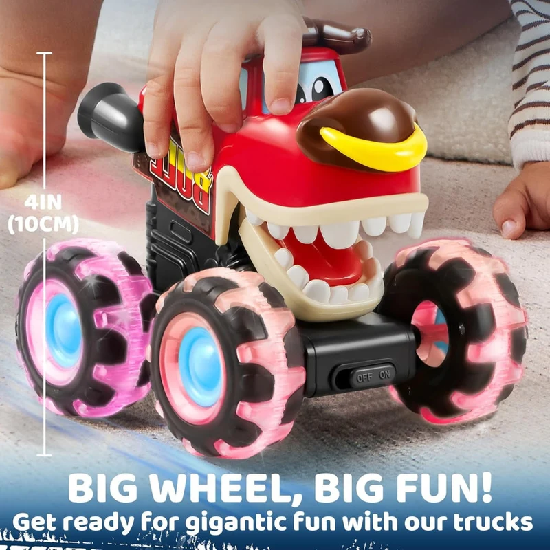 Lyse biler legetøj til børn og småbørn – Monster Truck design