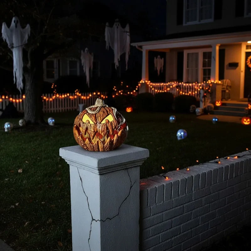 Gruseliges Kürbis Nachtlicht - Spooky Beleuchtung für Halloween