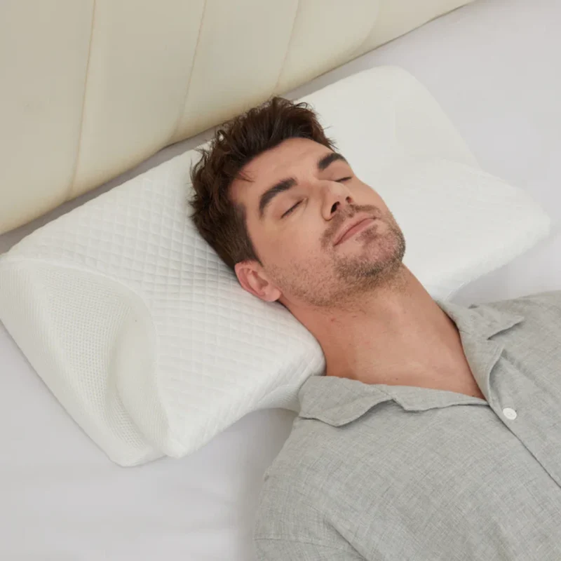 Ergonomisk Memory Foam Pude til Søvnapnø og Næseåndedrætsstøtte
