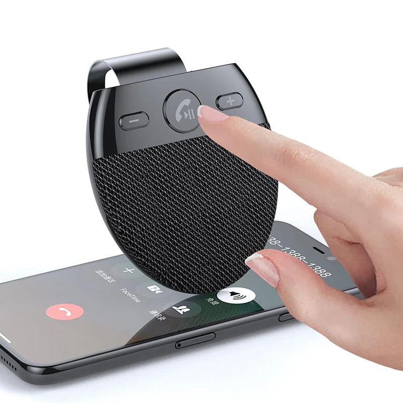 Multipoint Trådløs Bluetooth Solskærm Bilhøjttaler
