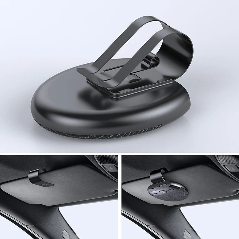 Multipoint Trådløs Bluetooth Solskærm Bilhøjttaler