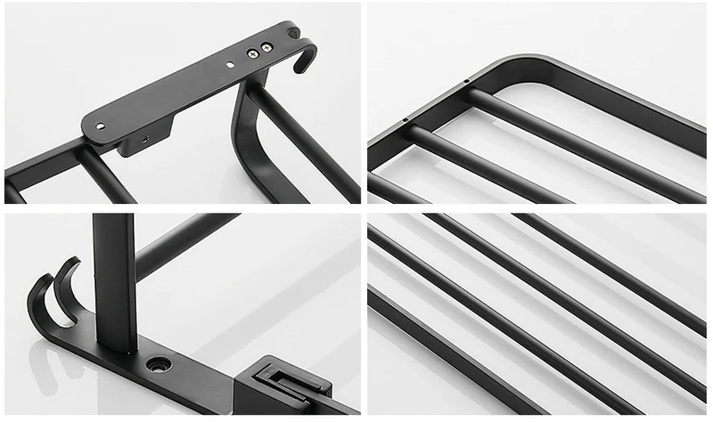 Easy Organizer Bathroom Aluminium Foldbar Håndklædeholder