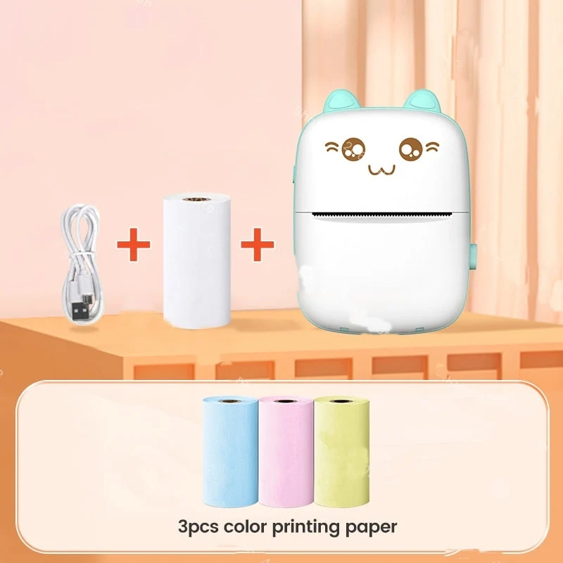 Mini Cat Thermal Bluetooth Etikette Printer