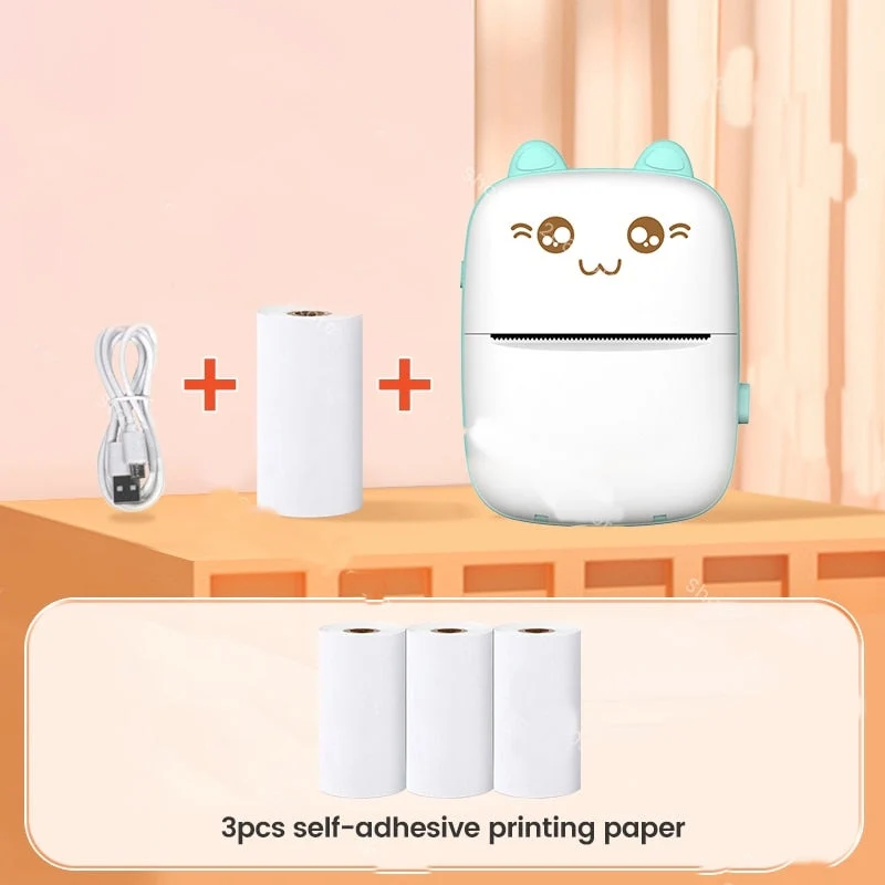 Mini Cat Thermal Bluetooth Etikette Printer