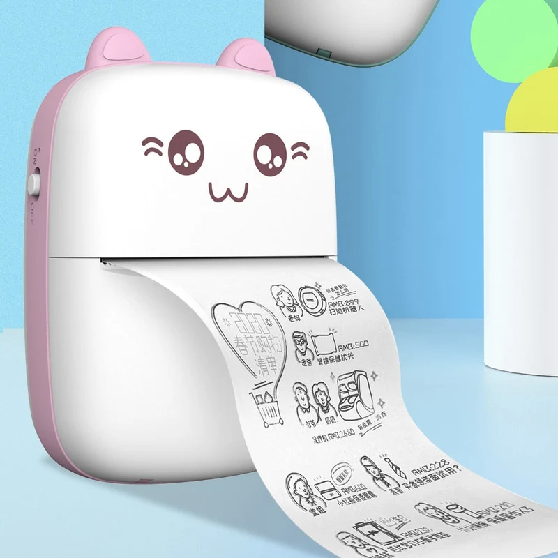 Mini Cat Thermal Bluetooth Etikette Printer