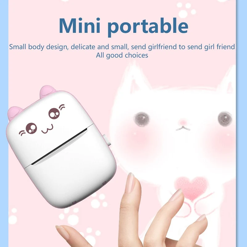 Mini Cat Thermal Bluetooth Etikette Printer