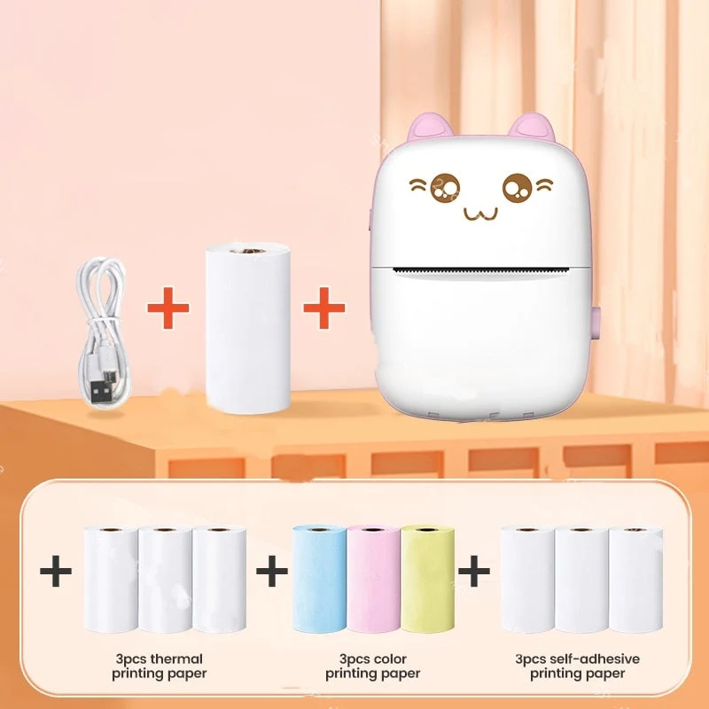 Mini Cat Thermal Bluetooth Etikette Printer