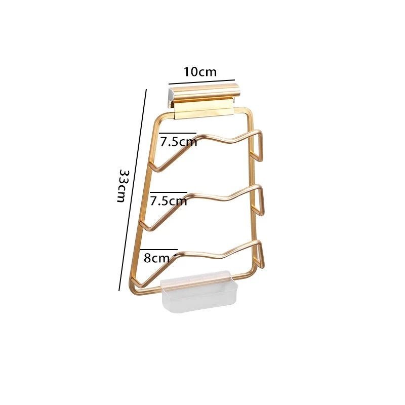 Væghængt ekstrem potelågsholder rack