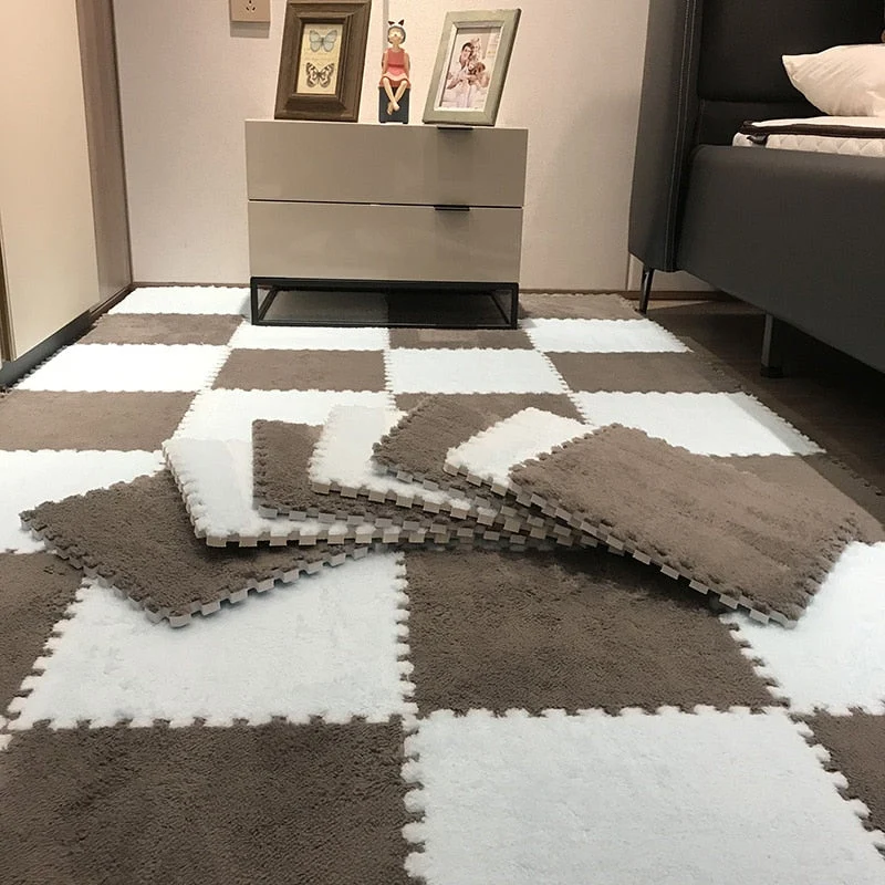 DIY Vinter Plush Puzzle Mat