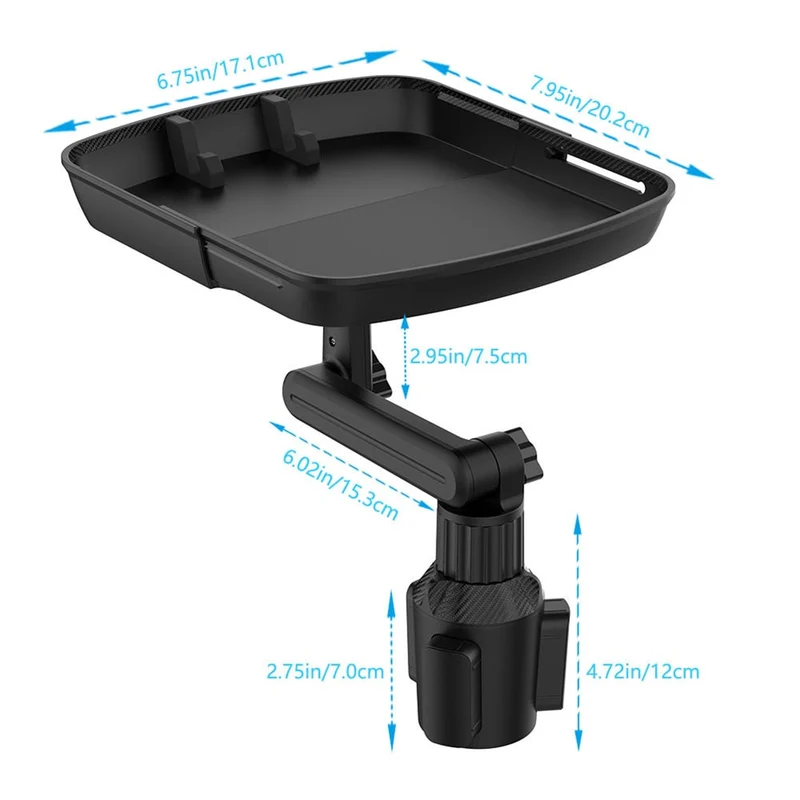 Bilrejsetid Justerbart Langt Arm Tray