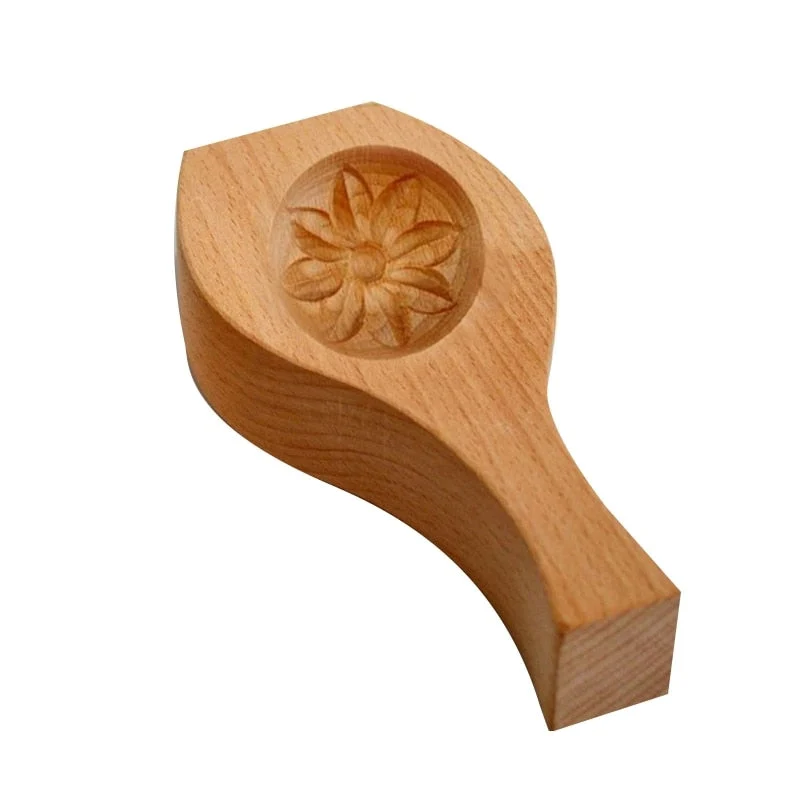 Wooden Moon Dumpling Maker Mold