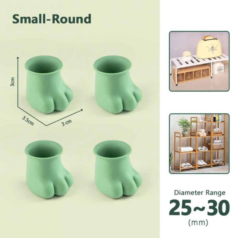 4Pcs Non-Slip Kat Paw Møbel Ben Dække