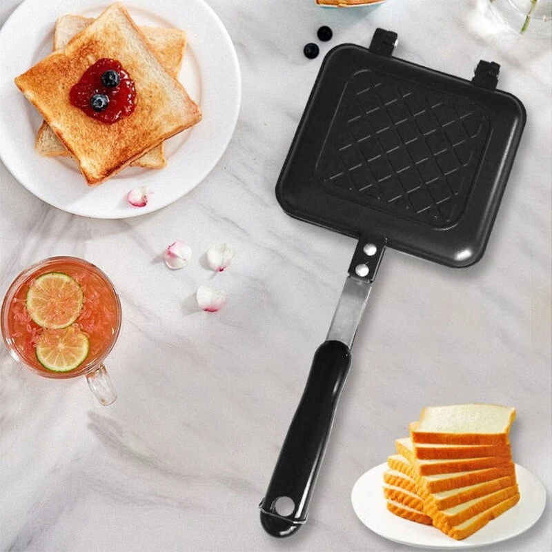 Dobbelt Sidet Non-Stick Sandwich Maker Pande