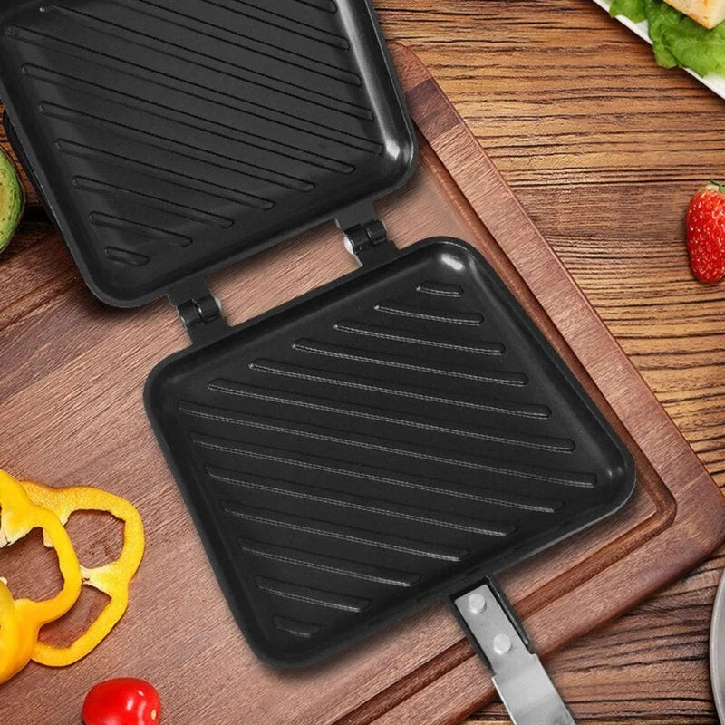 Dobbelt Sidet Non-Stick Sandwich Maker Pande