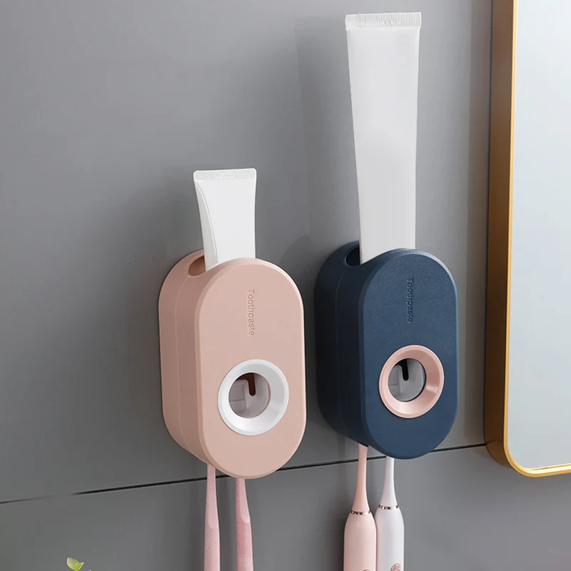 Elegant Væghængt Tandpastaholder Dispenser