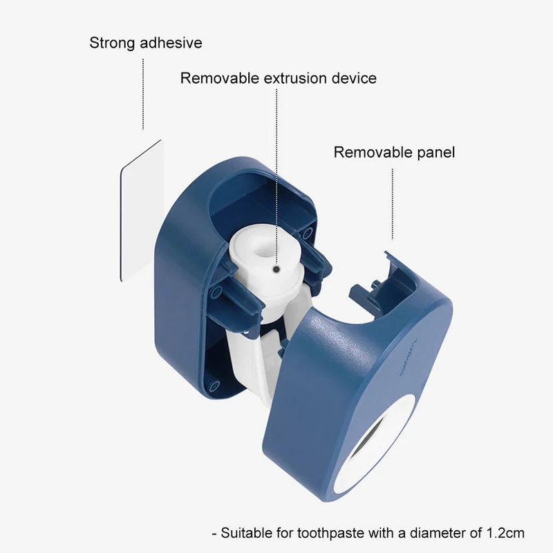 Elegant Væghængt Tandpastaholder Dispenser