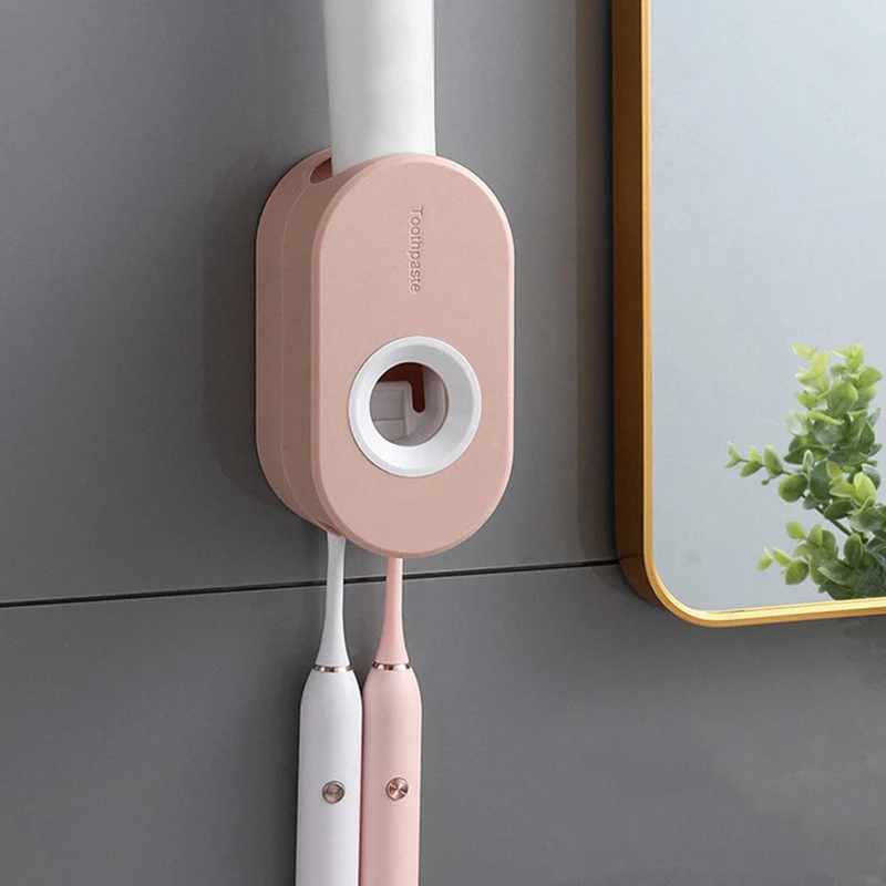 Elegant Væghængt Tandpastaholder Dispenser